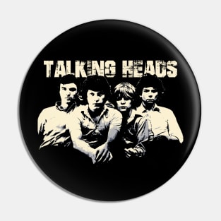 Talking Heads Retro Style Pin