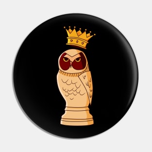 Owl Chess Pin