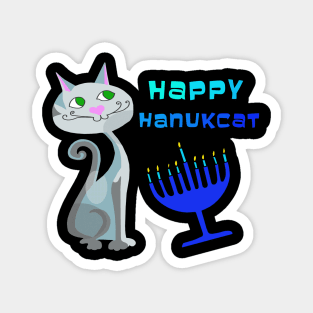 Happy hanukcat Magnet