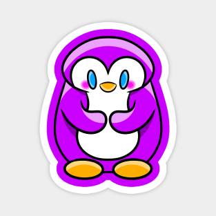 Shy-guin Purple Magnet