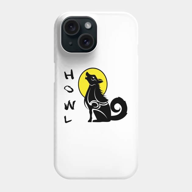 H O W L Phone Case by The Bookwyrm's Hoard