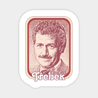 Alex Trebek / Retro Vintage Aesthetic Fan Design Magnet