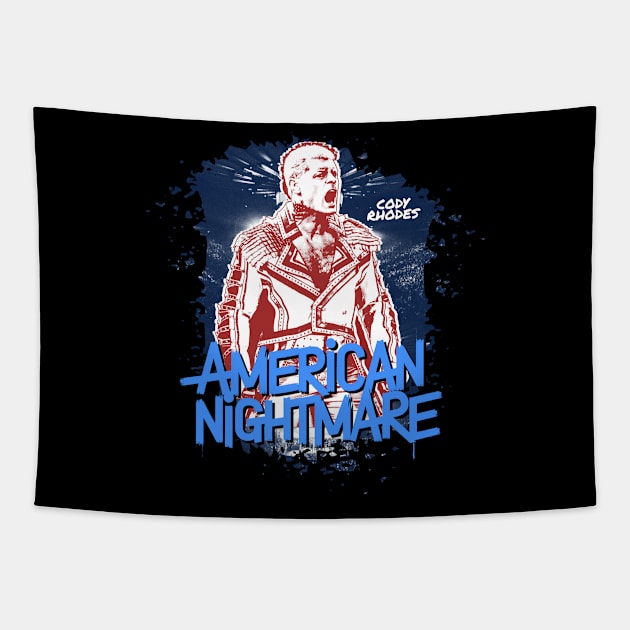 American Nightmare CR Tapestry by Habli