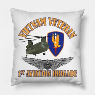 Vietnam Vet CH-47 Pilot Wings Pillow