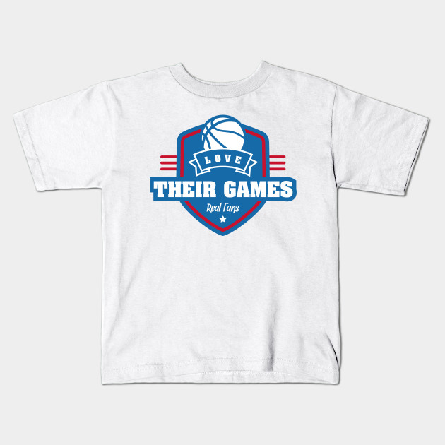 Nba Detroit Pistons Team Color Basketball Kids T Shirt Teepublic