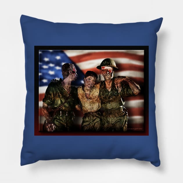 Bataan Death March Pillow by rgerhard