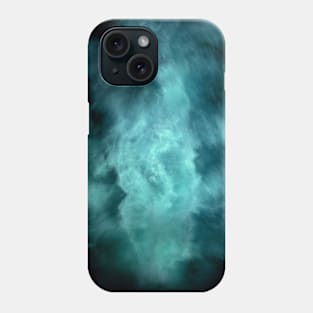 Dark abstract and Wavy Sea Wake at Night Phone Case