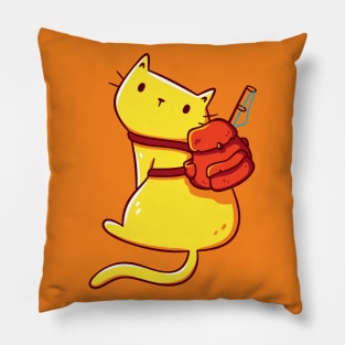 Adventure Cat Pillow