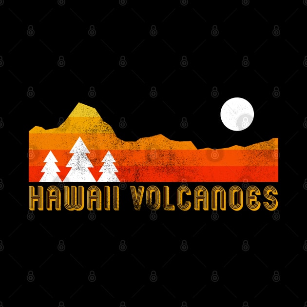 Hawaii Volcanoes  national park retro vintage by hardy 