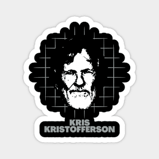 Kris kristofferson -> retro Magnet