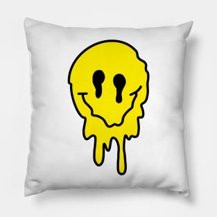 Acid Smiley Face Pillow