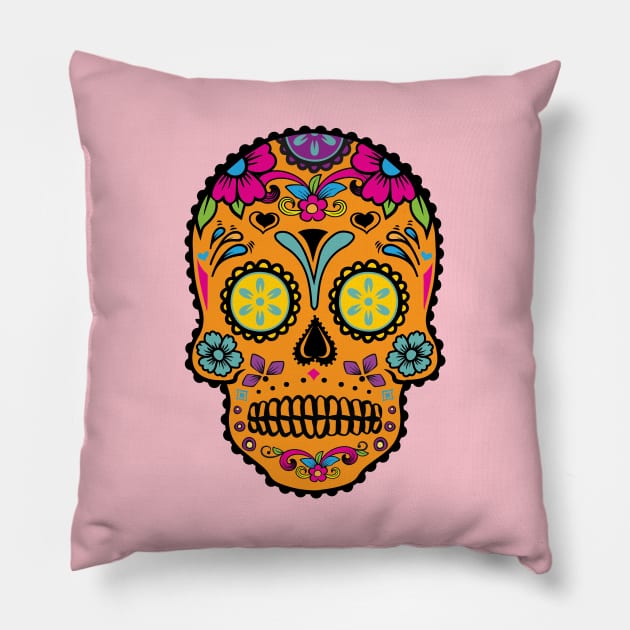Day of the Dead Pillow by damienmayfield.com