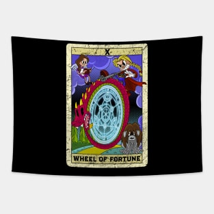 Ouroboros Alchemist Transmutation circle Wheel of Fortune X Tarot Card Tapestry