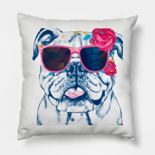 Coolest Bulldog Pillow