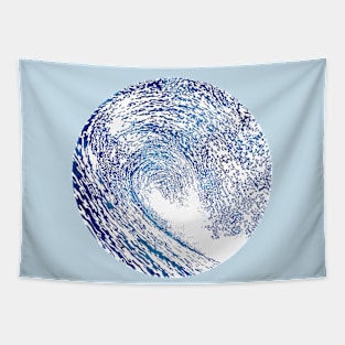 Pacific Waves IV Tapestry