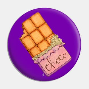 Choco - A Bar of Chocolate Pin