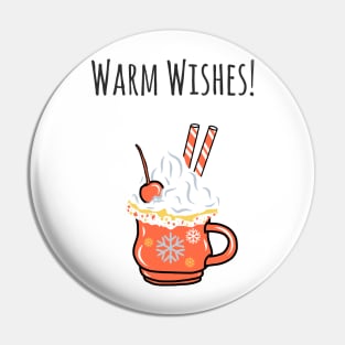 Warm Wishes Holiday Pin