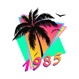 1985 Tropical Sunset T-Shirt