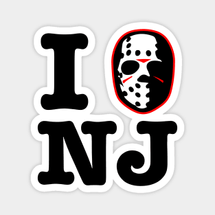 I chainsaw/heart New Jersey! Magnet