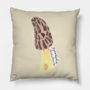 Gyromitra esculenta mushroom Pillow