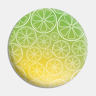 Citrus Slices (green/yellow) Pin