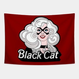 Black Cat Tapestry