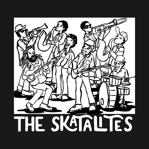 The Skatalites tshirt band dark collor by ROCKHOPPER