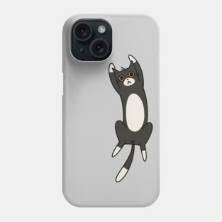 Quirky Lying Black Cat Phone Case