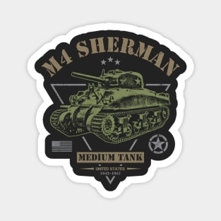 M4 Sherman WW2 Magnet