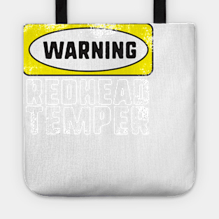 Warning Redhead Temper Tote