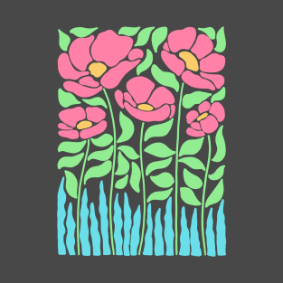 Minimalist Modern Flower T-Shirt