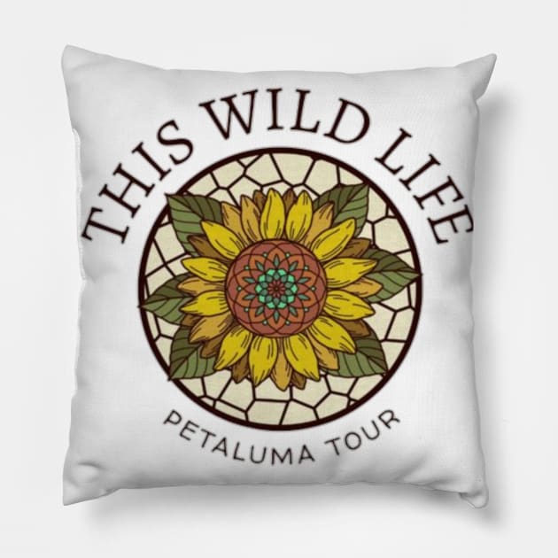 this wild life petaluma tour Pillow by Ceritaku