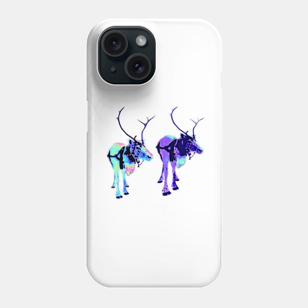 Happy HoloDaze Reindeer Phone Case by dinaaaaaah