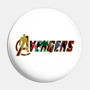 Av. 2 ( Characters Logo ) Pin