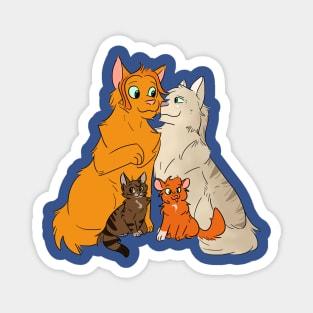 Firestar's happy family (no background) Magnet