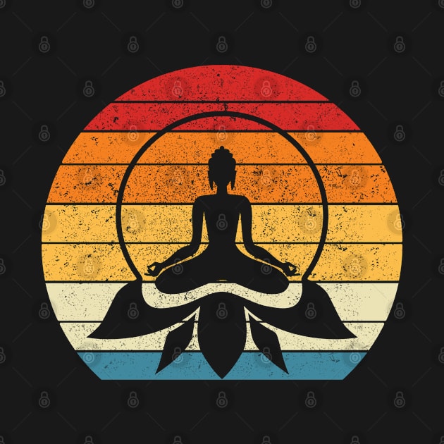 Meditation Yoga Vintage Retro 70's and 80's by HammerSonic