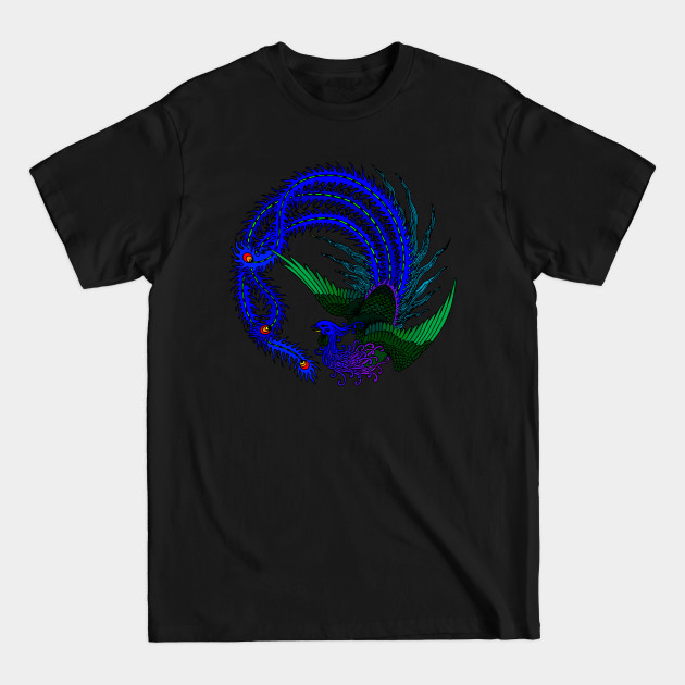 Disover Blue Phoenix - Phoenix - T-Shirt