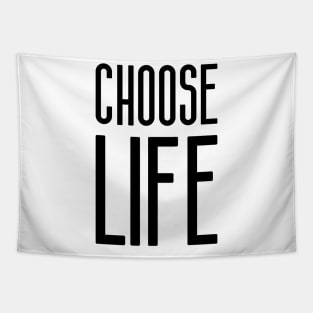 Choose Life Texting Tapestry