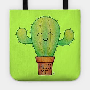 I Need a Hug - A Happy Cute Hugging Cactus Tote