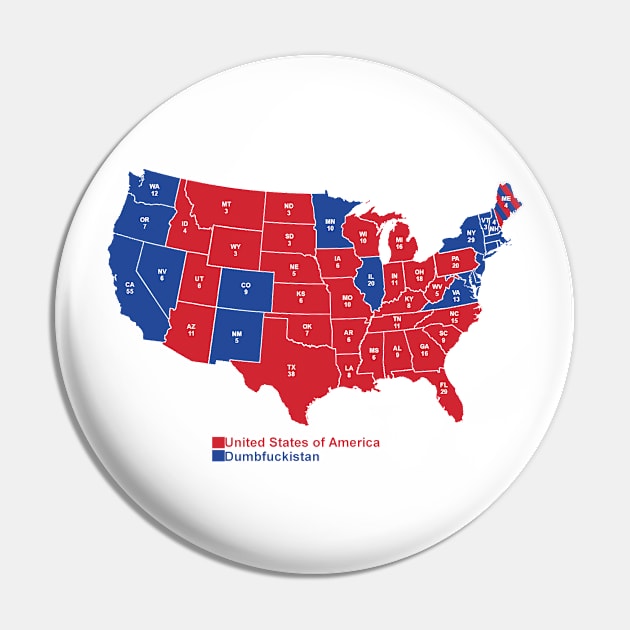 USA Dumbfuckistan 2016 Edition Pin by hawkeyefile