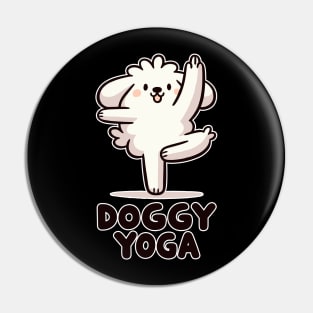 Yoga Dog Pin