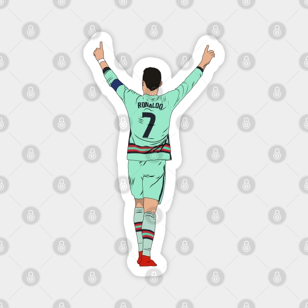 Cristiano Ronaldo Portugal 7 Magnet by Hevding