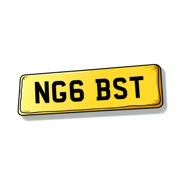 NG6 BST Bestwood Number Plate by We Rowdy