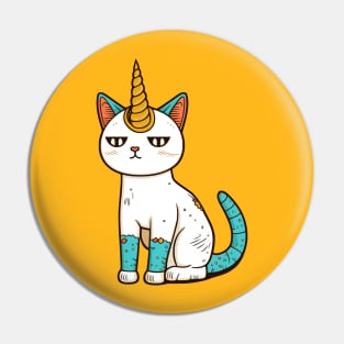 The Unique, Awesome and Magic Unicorn Cat Pin