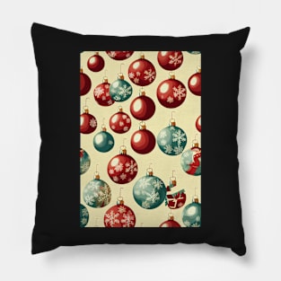 Christmas Seamless Pattern, Christmas Decorations #4 Pillow