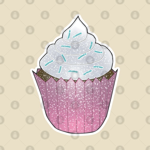 Glitter Cupcake by BoonieDunes