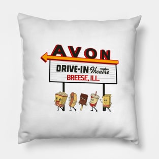 Avon Drive-In With the Dancing Candies Pillow