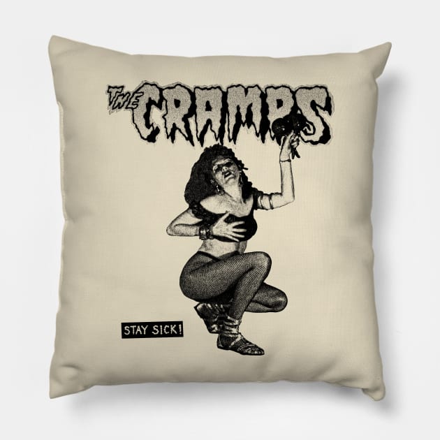 The Cramps Pillow by idontwannawait