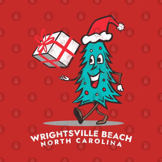 Wrightsville Beach, NC Vacationing Christmas Tree by Contentarama