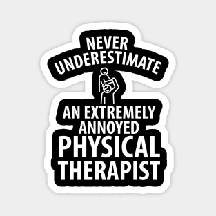 physiotherapist physical therapy gift saying funny Magnet